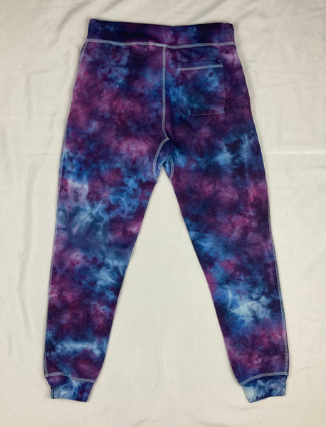 Adult Purple Ice-Dyed Jogger Sweatpants, L
