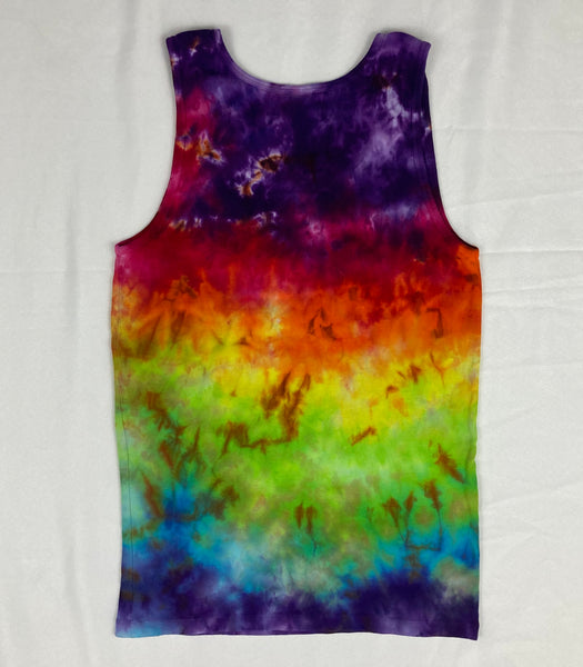 Women's Rainbow Ice-dyed Tank, 2X