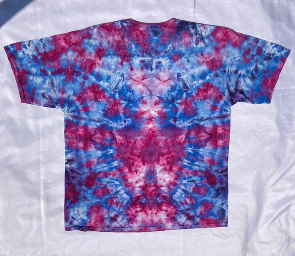 Adult Power Berry Mandala Ice-Dyed Tee, 3XL