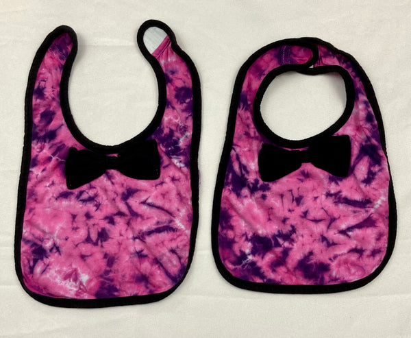 Baby Tie-Dyed Bow Tie Bib - Multiple Colors