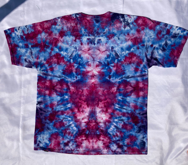 Adult Power Berry Mandala Ice-Dyed Tee, 3XL