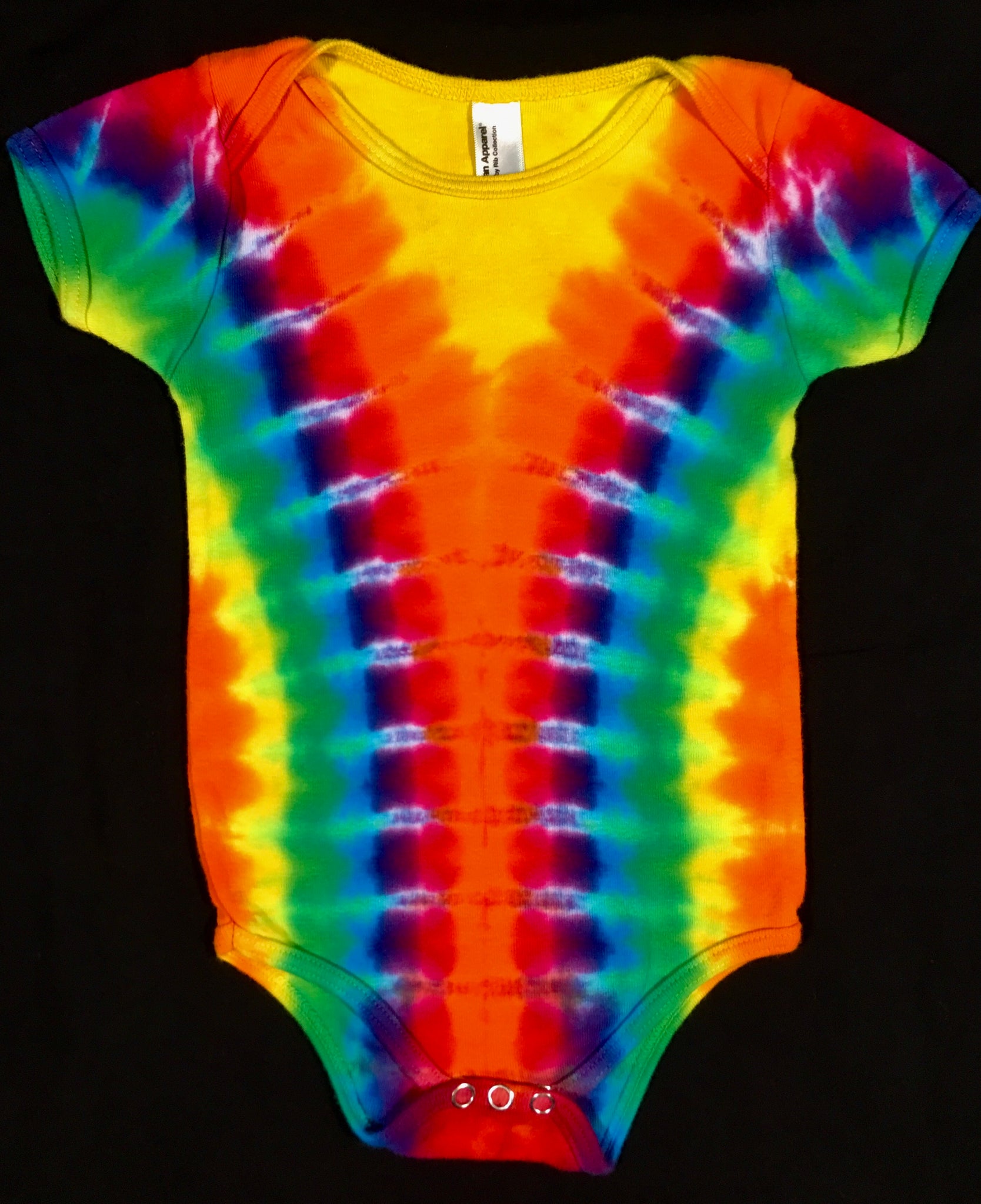 Baby Rainbow Tie-Dyed One-Piece, 6-12M