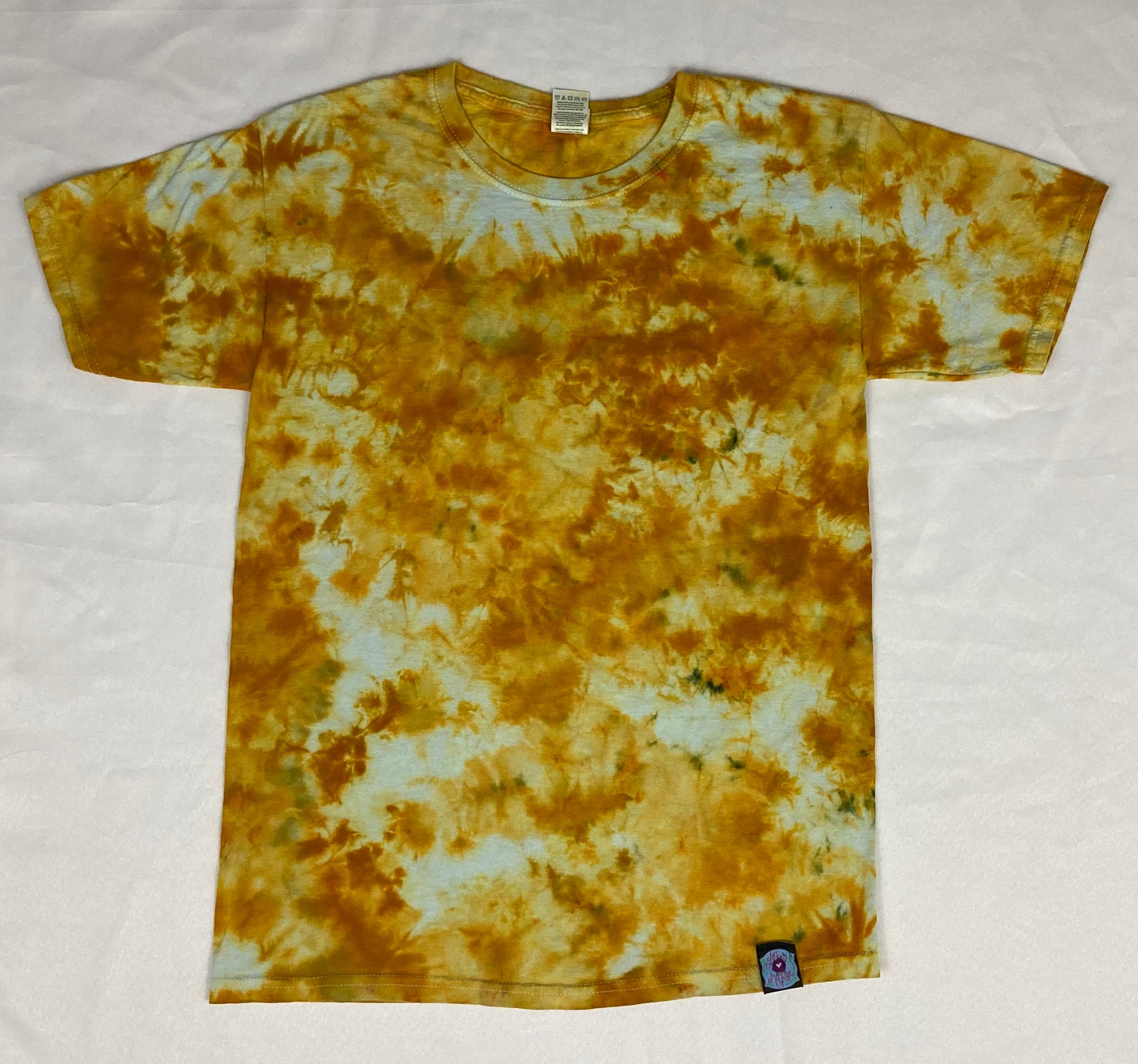 Kids Marigold Crush Ice-Dyed Tee, Youth L