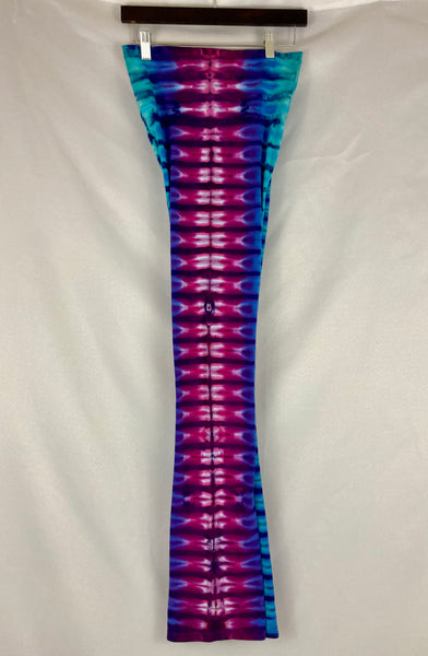 Ladies Jewel Tones Tie-Dyed Yoga Pants, L