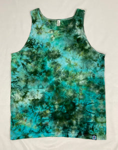 Adult Green Crush Ice-dyed Tank, S & M