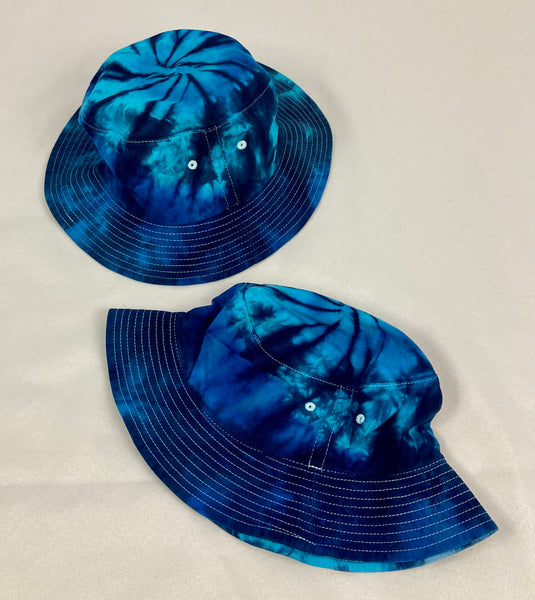 Adult Multi-Colored Tie-dyed Bucket Hats