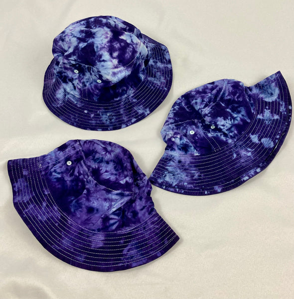 Adult Multi-Colored Tie-dyed Bucket Hats