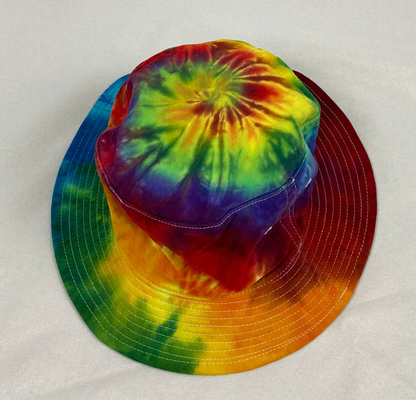 Adult Multi-Colored Tie-dyed Bucket Hats