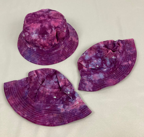 Youth Multi-Colored Tie-dyed Bucket Hats