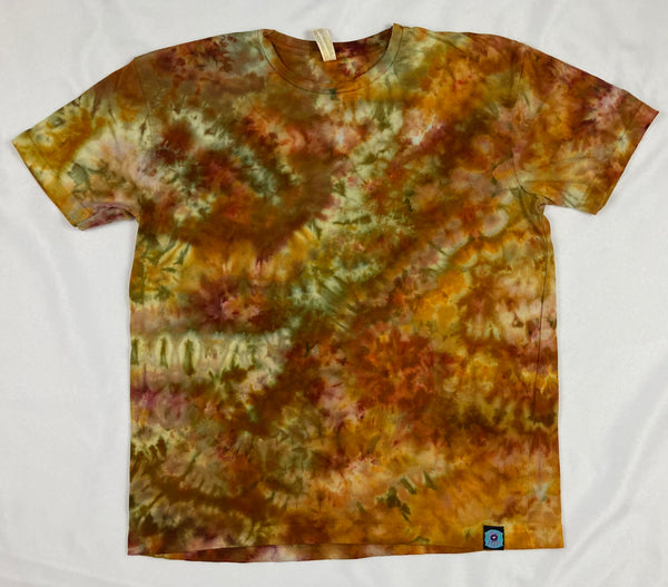 Adult Gold Ice-Dyed Tee, XL