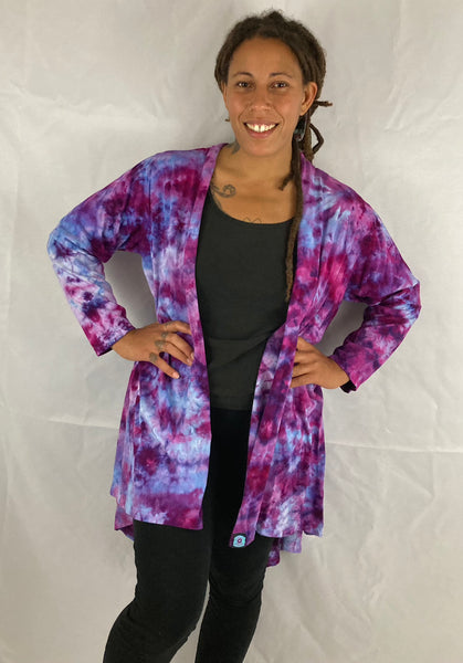 Women’s Purple Ice-dyed Half Moon Jacket, S