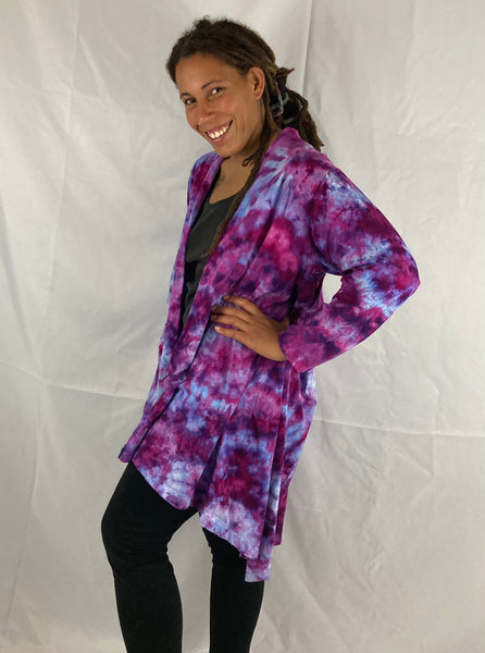 Women’s Purple Ice-dyed Half Moon Jacket, S