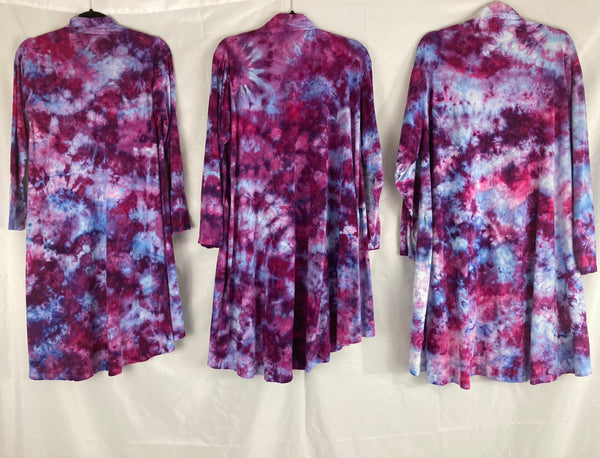 Women’s Purple Ice-dyed Half Moon Jacket, S