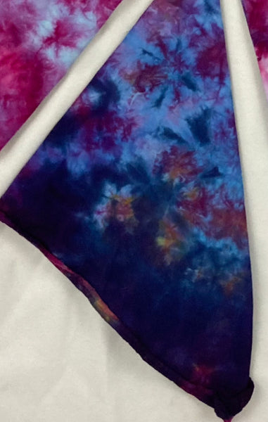 Purple Tones Ice-Dyed Bandanas