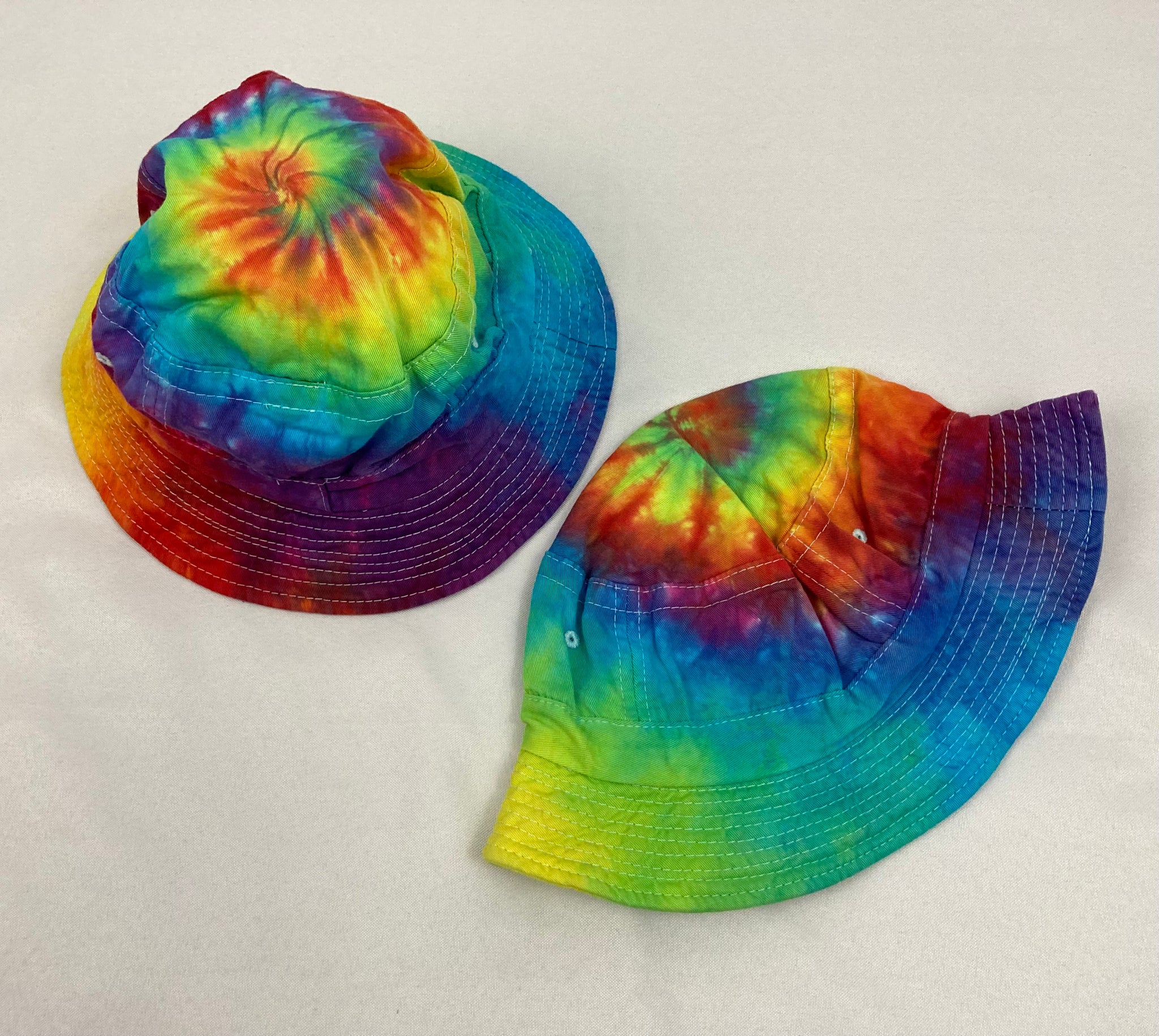 Youth Multi-Colored Tie-dyed Bucket Hats