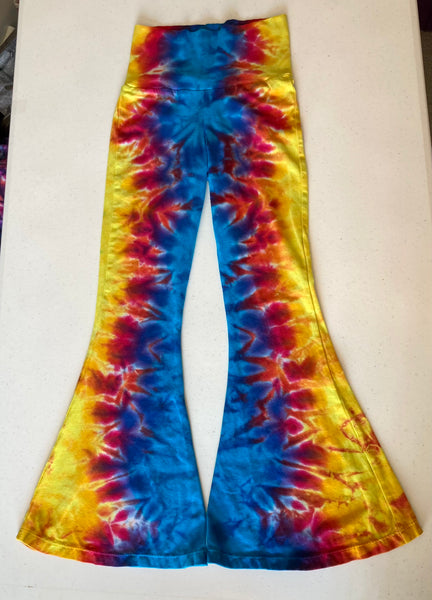 Kids Rainbow Crush Tie-dyed Bells, Handmade in USA, Size 6