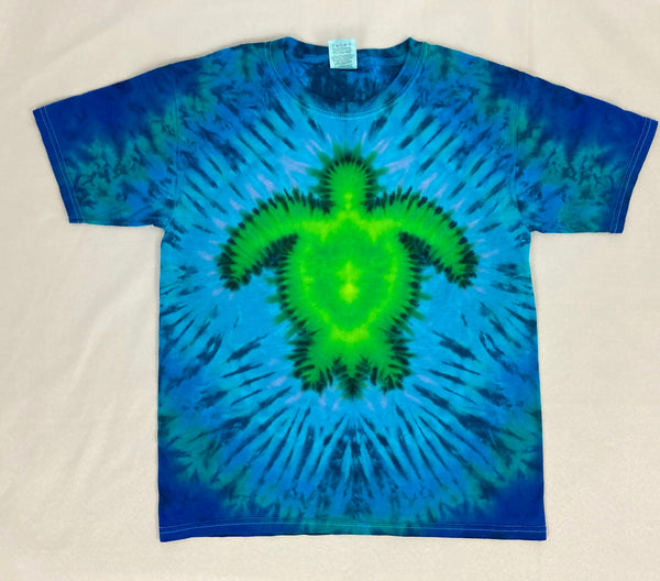 Kids Sea Turtle Tie-Dyed Tee, Youth L