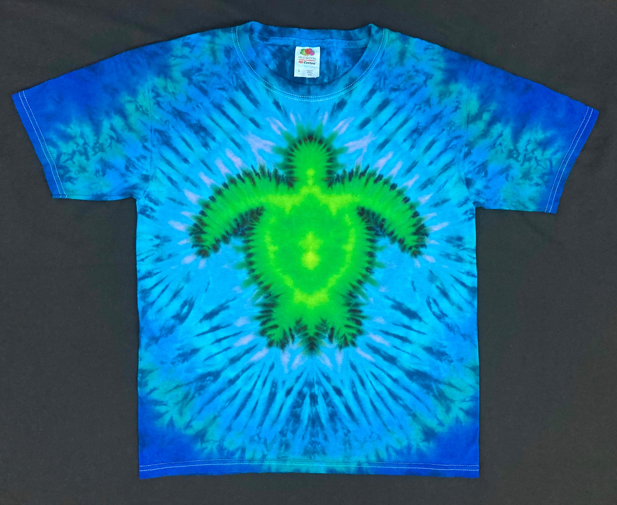 Kids Sea Turtle Tie-Dyed Tee, Youth L