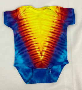 Baby Rainbow Tie-Dyed Bodysuit, 18M