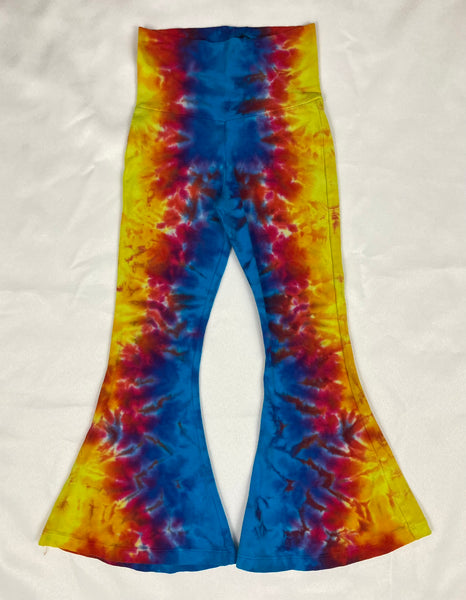 Kids Rainbow Crush Tie-dyed Bells, Handmade in USA, Size 4T