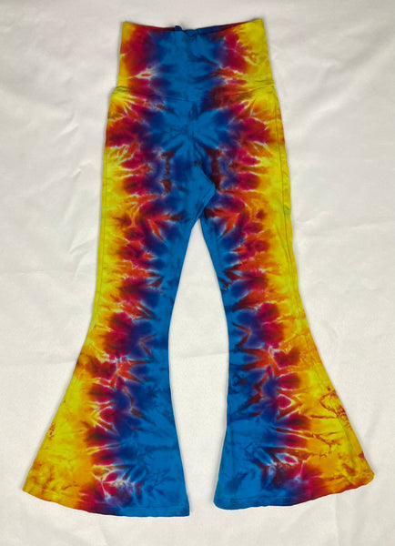 Kids Rainbow Crush Tie-dyed Bells, Handmade in USA, Size 6