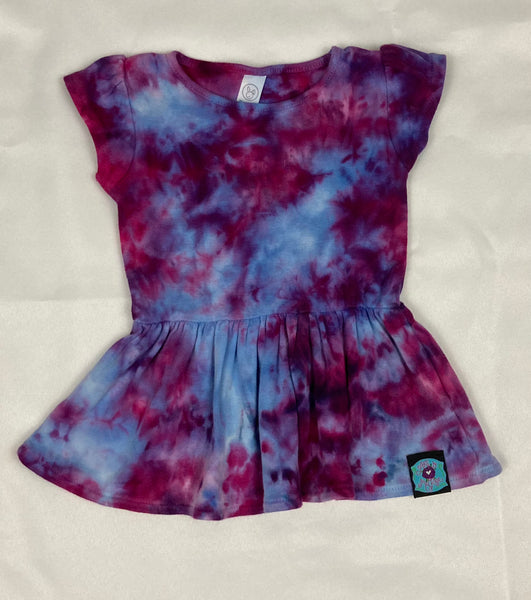 Baby Purple Crush Ice-Dyed Dress, 12M