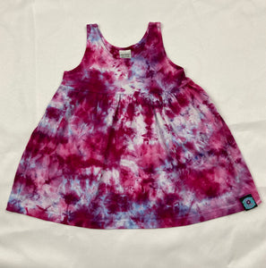 Toddler Pink Crush Ice-Dyed Short Dress, 2T