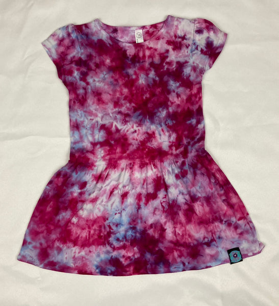Toddler Pink Crush Ice-Dyed Dress, 3T