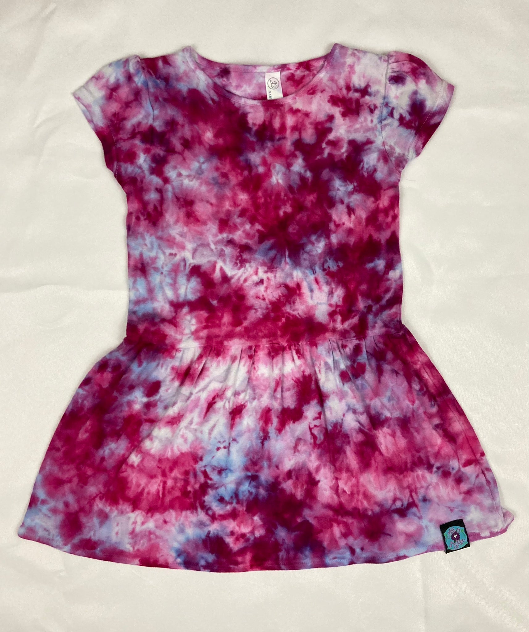 Toddler Pink Crush Ice-Dyed Dress, 3T