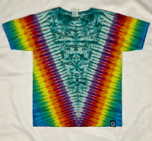 Kids Seafoam/Rainbow Tie-Dyed Tee, Youth S-XL