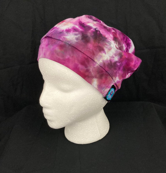 Pink Ice-Dyed Slouchy Beanie - Small (youth 12)
