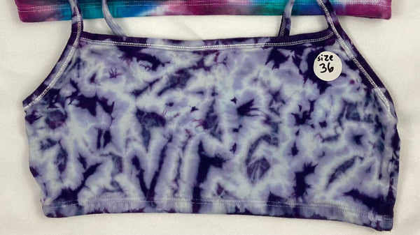 Women's Tie-dyed Bralette, size 36 (multiple options)