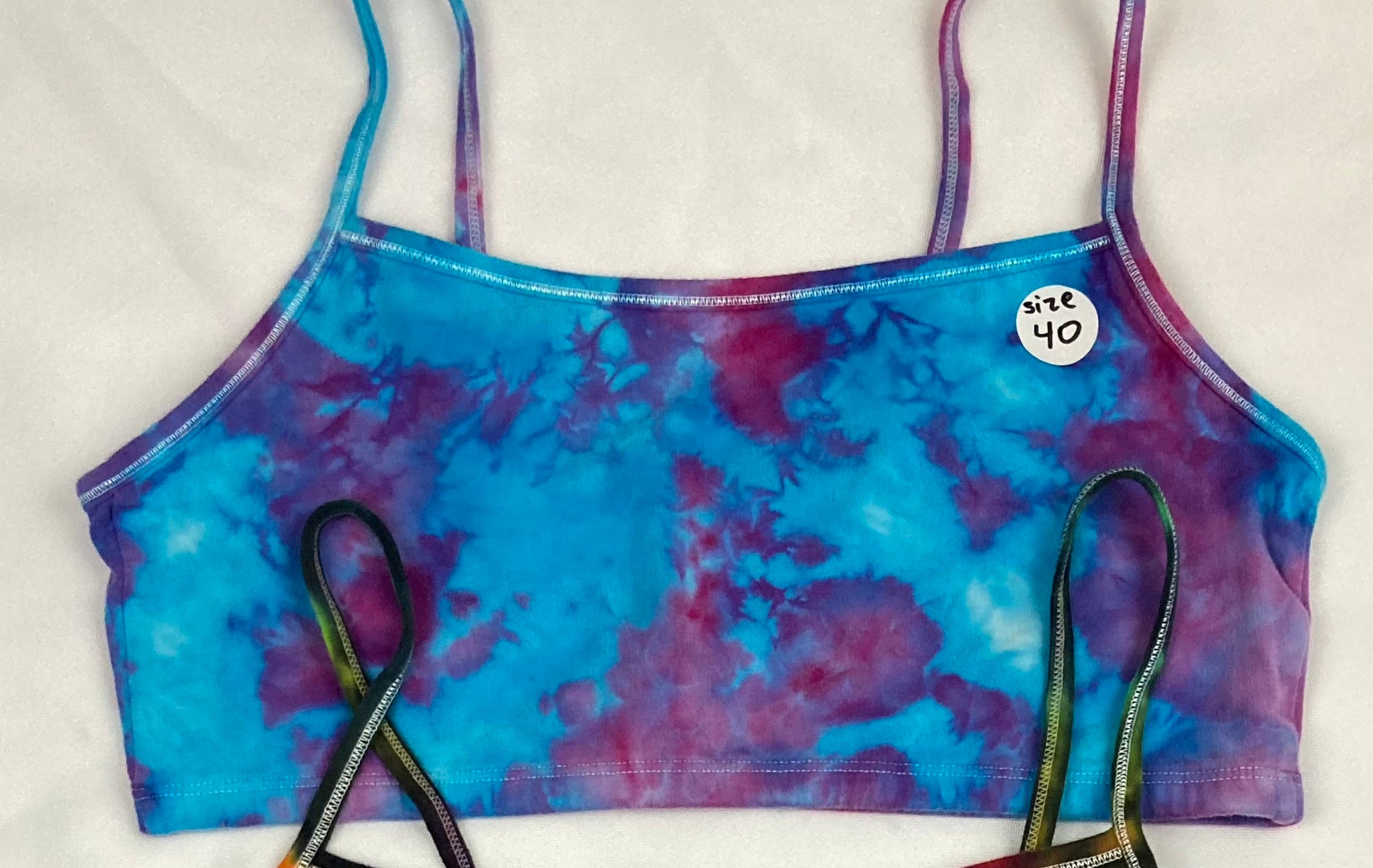 Women's Tie-dyed Bralette, size 40 (multiple options)