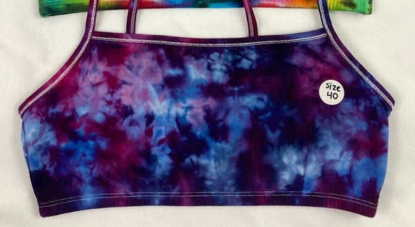 Women's Tie-dyed Bralette, size 40 (multiple options)