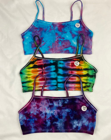 Women's Tie-dyed Bralette, size 40 (multiple options)