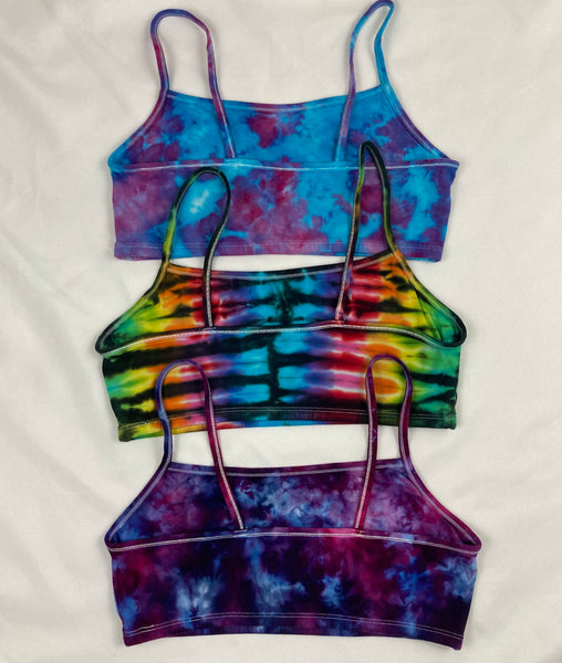 Women's Tie-dyed Bralette, size 40 (multiple options)