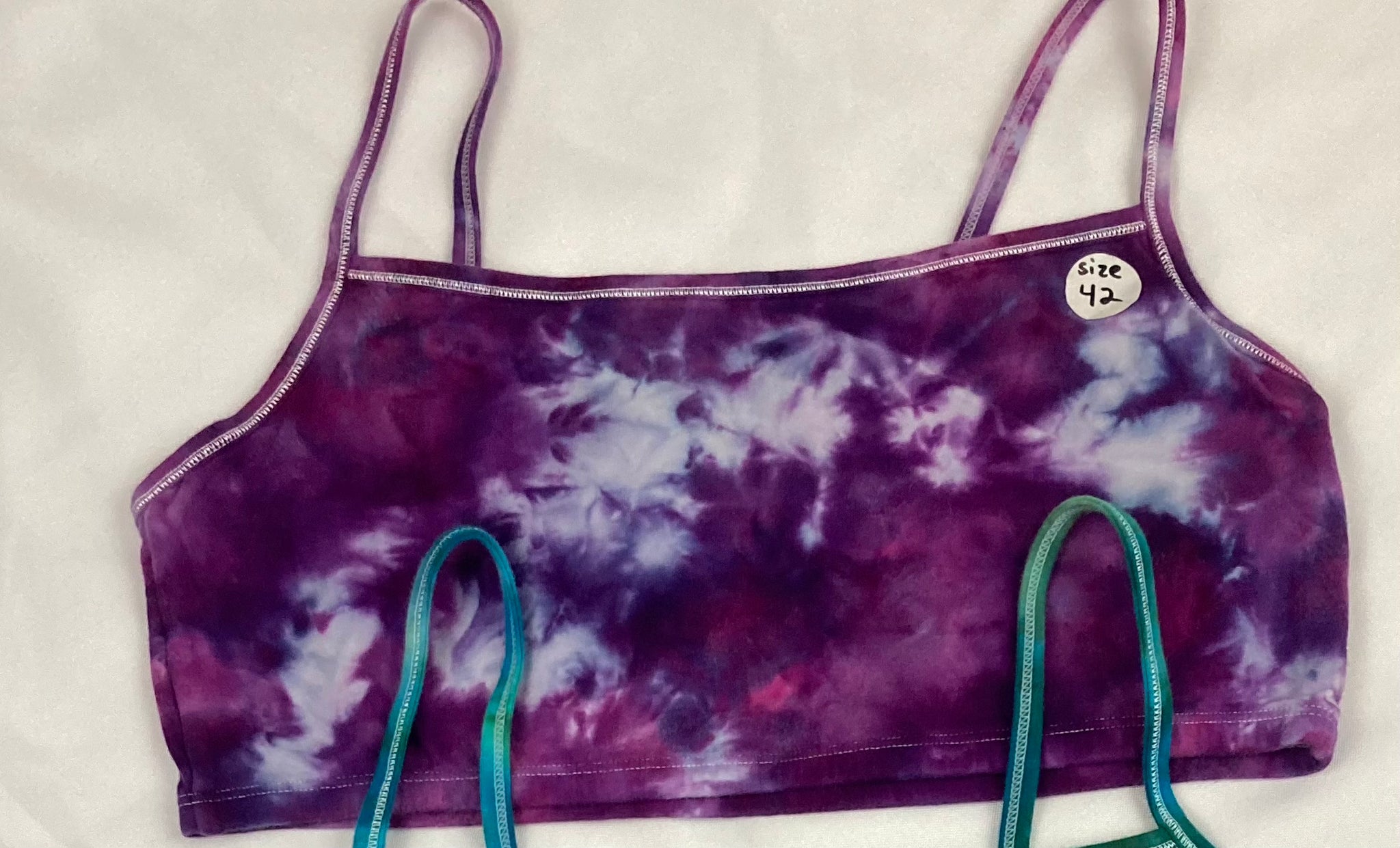Women's Tie-dyed Bralette, size 42 (multiple options)