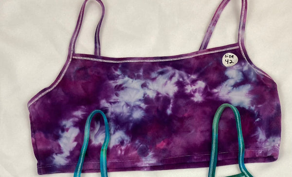 Women's Tie-dyed Bralette, size 42 (multiple options)