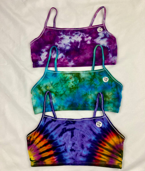Women's Tie-dyed Bralette, size 42 (multiple options)