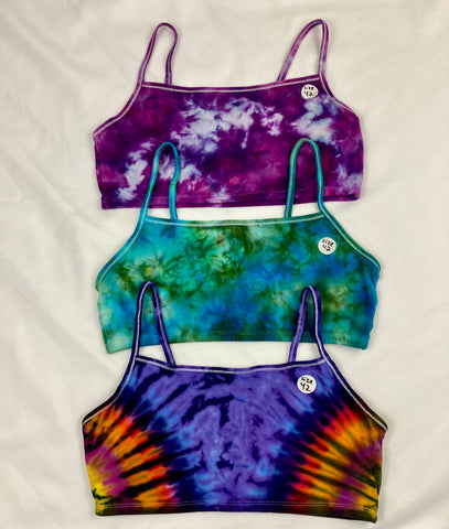 Women's Tie-dyed Bralette, size 42 (multiple options)