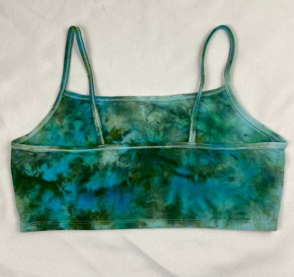 Women's Green Tie-dyed Bralette, size 44
