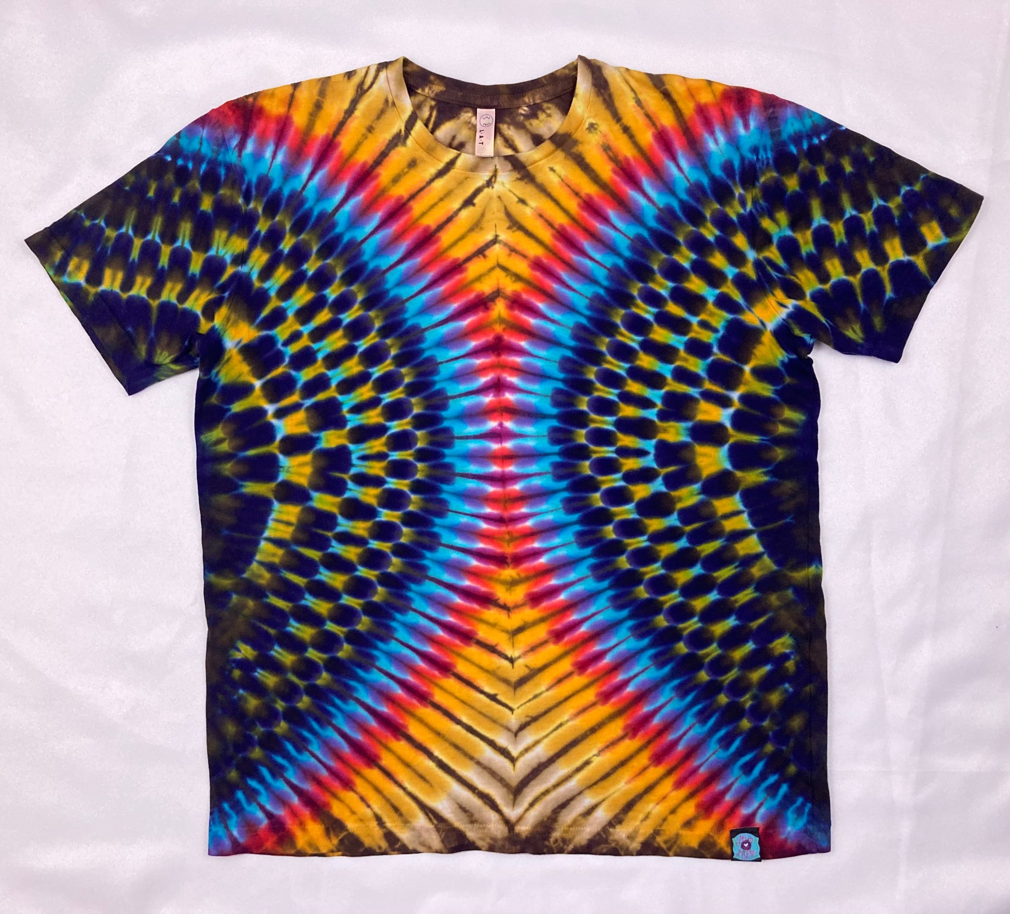 Adult Electric Hourglass Tie-Dyed Tee, L