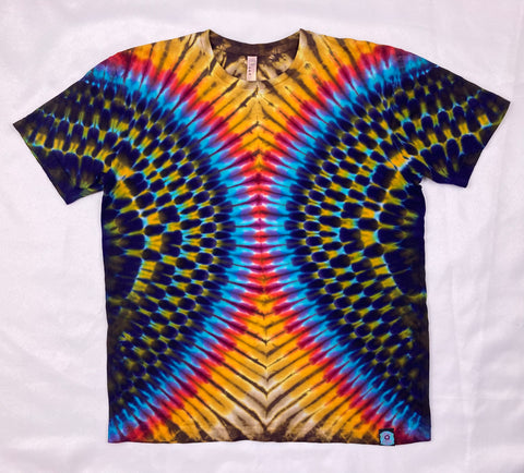 Adult Electric Hourglass Tie-Dyed Tee, L