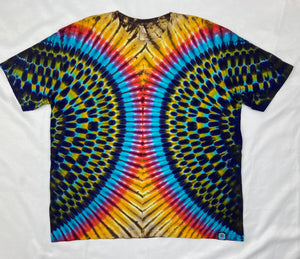 Adult Electric Hourglass Tie-Dyed Tee, 2X