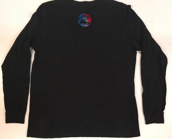 Adult Creo Bolt RWB/Black Tie-Dyed LS Tee, XL