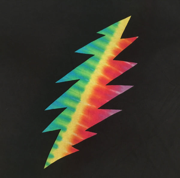Adult Creo Bolt Rainbow/Black Tie-Dyed Tee, 2X