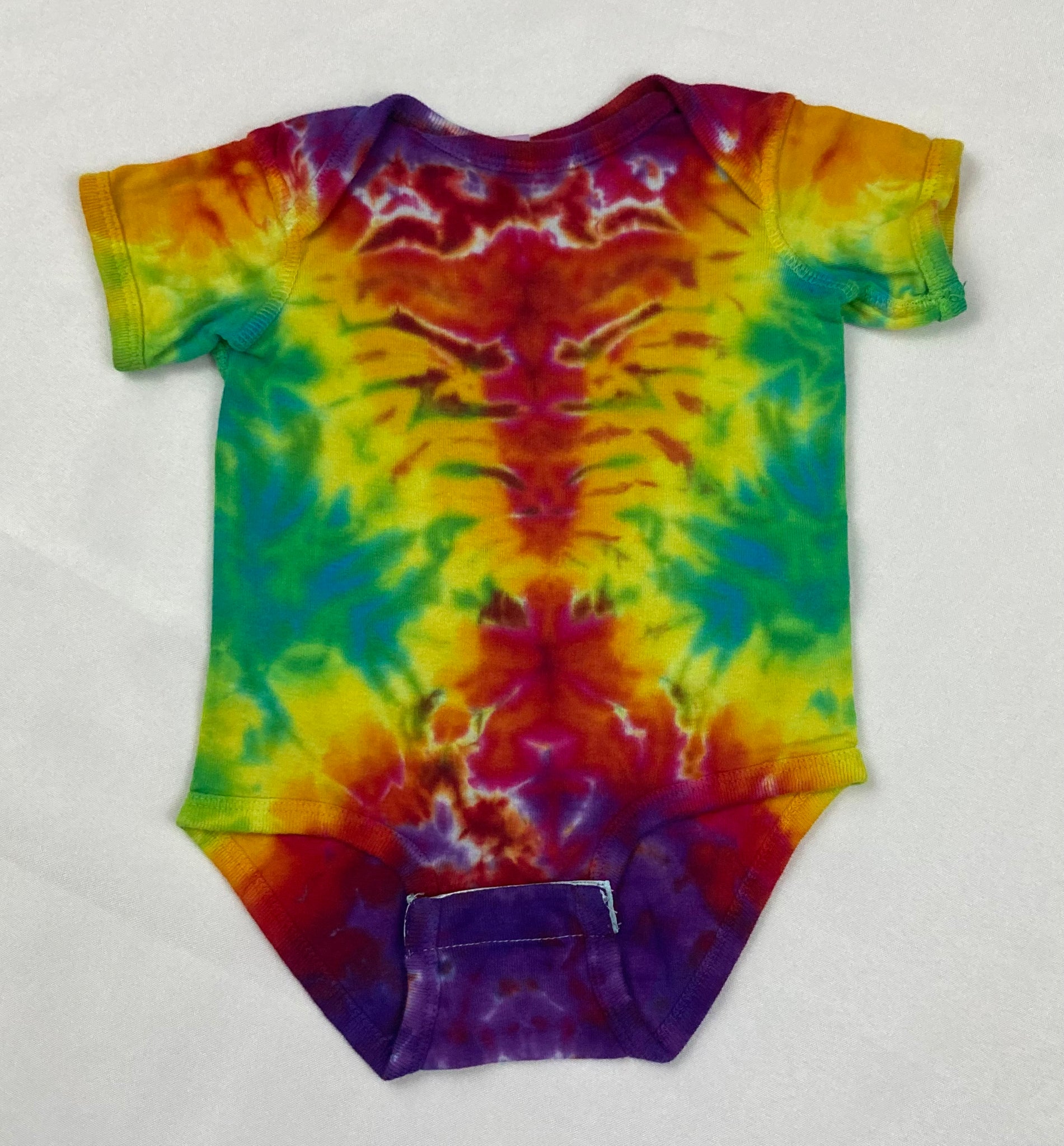 Baby Rainbow Crush Tie-Dyed Bodysuit, 12M