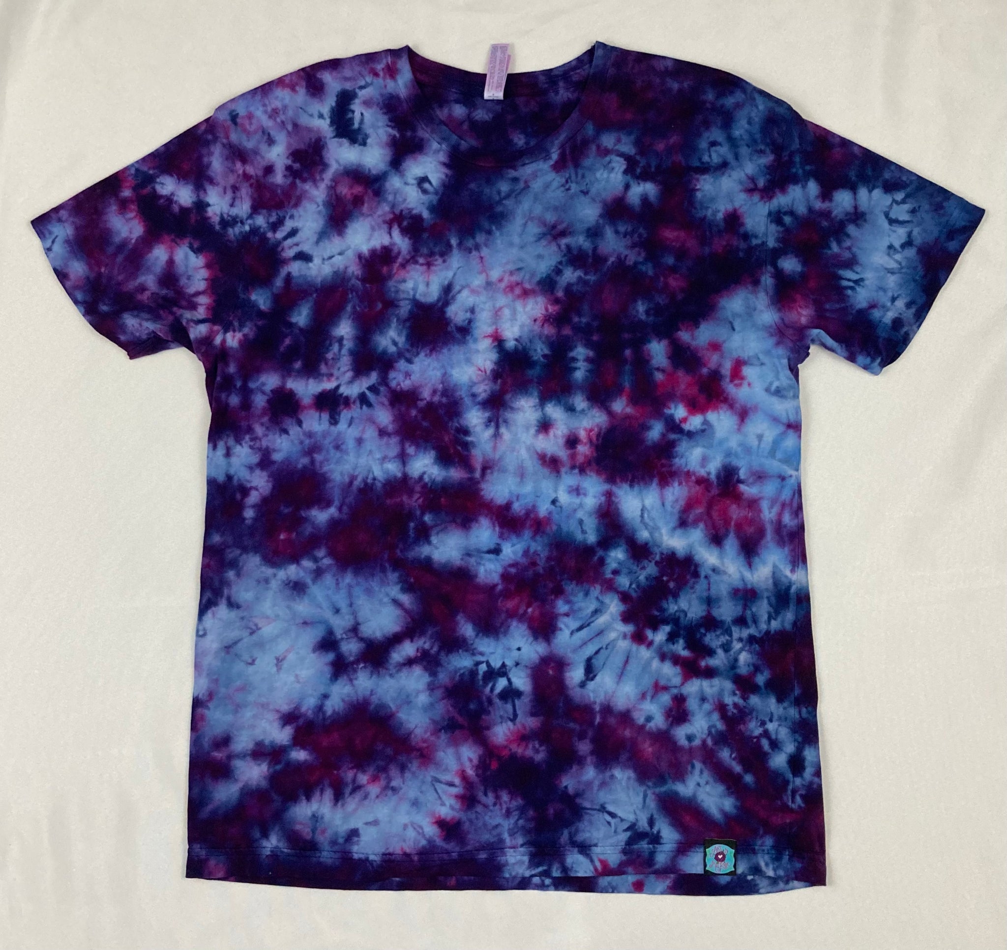 Adult Purple Ice-Dyed Tee, L