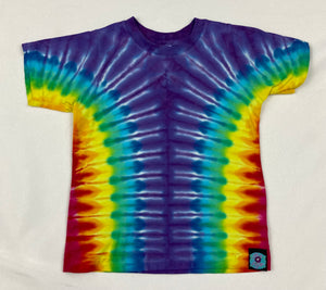 Toddler Purple/Rainbow Tie-Dyed Tee, 2T