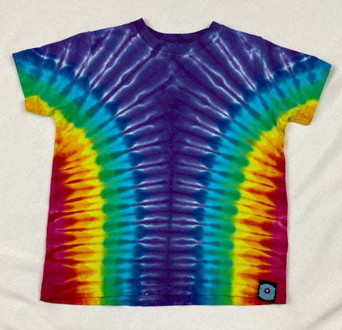 Toddler Purple/Rainbow Tie-Dyed Tee, 5/6